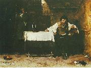 Mihaly Munkacsy Condemned Cell oil on canvas